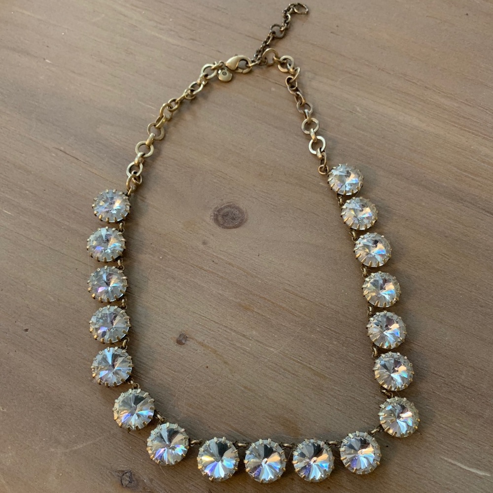 Sparkly jeweled J Crew collar necklace